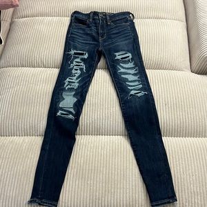 American Eagle Outfitters Distressed Hi-Rise Jeggings